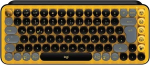 Logitech POP Keys Bluetooth kabellose Tastatur DEUTSCH QWERTZ BLAST GELB - Bild 1 von 7