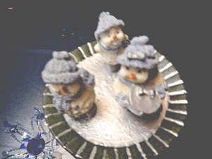 Small Santas Christmas Decor, 4-Piece - Picture 1 of 4
