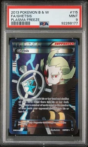 2013 Pokemon Black & White Plasma Freeze Ghetsis 115 PSA Mint 9 - Picture 1 of 2