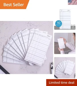 10er-Pack Bestellblöcke für Server - effizientes Gästemanagement Scheckbücher - Bild 1 von 6