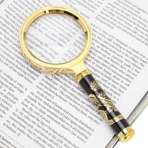 7X Magnifying Glass 70mm Vintage Handheld Magnifier For Reading Household Us ISP - Picture 1 of 12