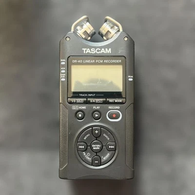 TASCAM DR-40 Version 2 Linear PCM Recorder Digital Audio Recorder Black - Image 1 of 4
