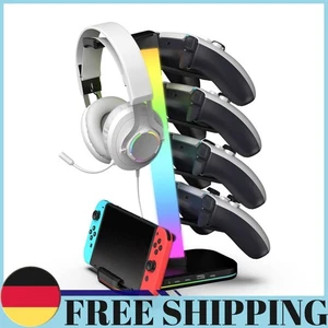 Organisateur de Rangement Universel 3 en 1 RGB pour Commutateur/Casque/Contrôleur Stockage - Photo 1/12