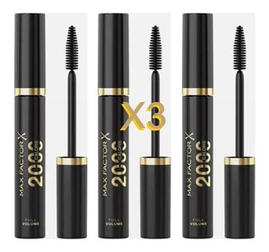 3X Max Factor 2000 Calorie Full volume Black Mascara - Picture 1 of 2
