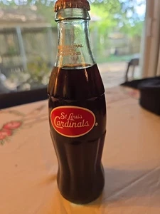 1996 st louis cardinals coke bottle full 8oz - Picture 1 of 5