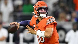 Caleb Williams Chicago Bears Rookie QB #1 Draft Pick 4x6 Glossy Printed Postcard - Picture 1 of 2