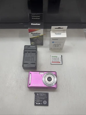 Casio Exilim EX-Z9 8.1MP Digital Camera Pink - Acceptable - Image 1 of 4