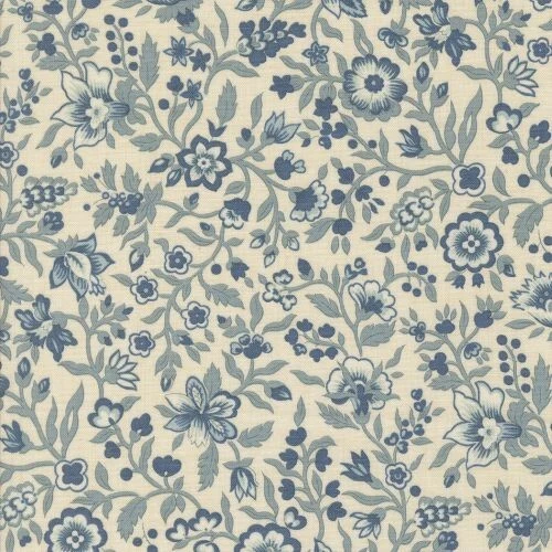 Sacre Bleu de French General para Moda - Perla French Blue Flower Vines #13971-13 Foto 1 de 1