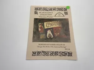 Homespun Elegance Plain And Fancy Christmas patches Cross Stitch Pattern 8P - Picture 1 of 3