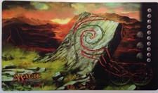 PLAYMAT, Firewild Borderpost Art From Alara Reborn 2008 Magic The Gathering