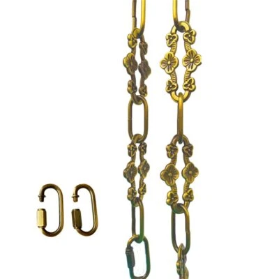 30 inch Antique Gold bronze Decorative Plum buckle Chain for Hanging Lighting... - Image 1 of 4