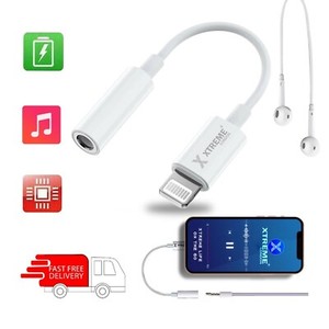 3.5mm AUX Adapter Cable Headphone Jack Audio Earphone For iPhone 12/13 11 XR 8 7