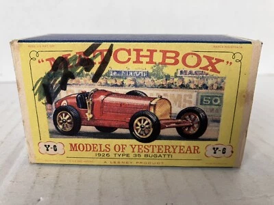 Matchbox Y6 1926 Tyoe 35 Bugatti Mint in Box - Image 1 of 4