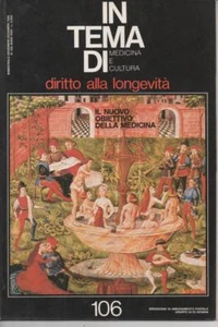 1986 12/11 IN TEMA DI MEDICINA E CULTURA - NR.106 - DIRITTO ALLA LONGEVITA' - Imagen 1 de 2