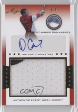 2013 Leaf Power Showcase Jersey Auto Gold /5 Dominick Cammarata #JA-DC1 Auto