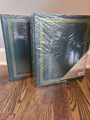 Álbum de fotos magnético MBI 100 páginas verde contiene hasta 5 x 7 fotos LEER POR FAVOR Foto 1 de 4