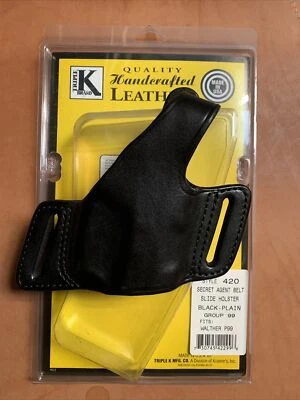 FUNDA TRIPLE K CINTURÓN DESLIZABLE #420-SE ADAPTA A WALTHER P99 NUEVA EN PAQUETE Foto 1 de 2