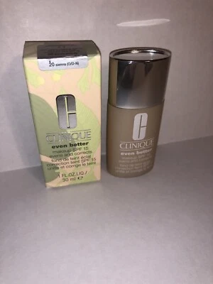Clinique Even Better Makeup Foundation SPF 15 Evens & Corrects 20 Sienna (D-N) - Image 1 of 3