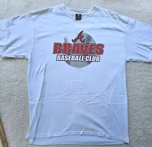Braves Baseball Club 2007 Gear For Sports Vintage Tee Mens Size XL White - Picture 1 of 8