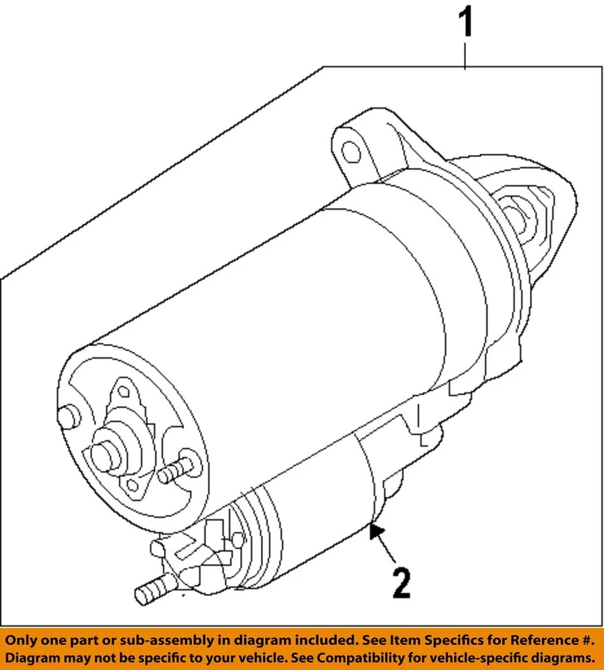 Arranque eléctrico BMW OEM 08-14 550i GT xDrive 12417556131 Foto 1 de 1