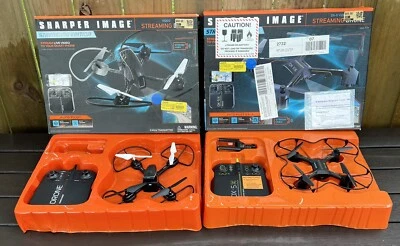 DX-5 Video Streaming Drone Sharper Image Black 2.4GHz Transmitter *READ* - Image 1 of 4