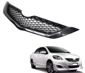 Parachoques delantero parrilla negra para Toyota Belta Yaris Vios 2007-2013 sedán - Imagen 1 de 3