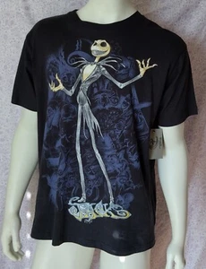 Nuovo con etichetta!! Camicia grande vintage Disney L'incubo prima di Natale Jack Skellington - Foto 1 di 5