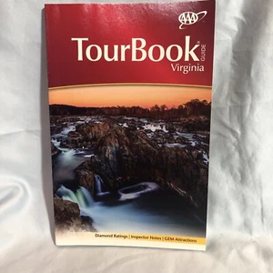 Virgina Tour Book Guide AAA Atlas Maps Copyright 2016 GEM Attractions Vacation - Picture 1 of 10