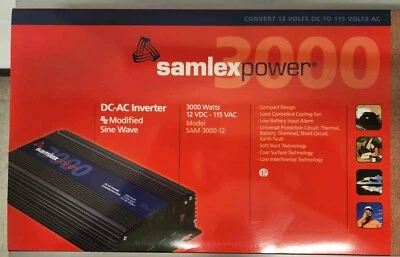Samlex Power SAM-3000-12 3000W Modified Sine Wave Power Inverter  - Image 1 of 2