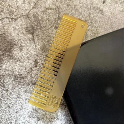 Nuevo PEI Mini Peine Portátil Bolsillo Pelo Barba Peine EDC Cartera Peine Viaje Exterior Foto 1 de 4
