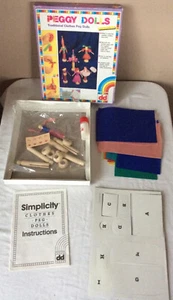 Sammlerstück Retro ""Peggy Dolls"" kreatives Aktivität Bastelset, DekkerToys - Bild 1 von 23