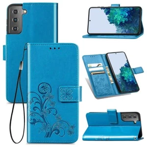 Ochrona Etui na telefon komórkowy do Samsung Galaxy S21 Case Flip Cover Pokrowiec Etui Niebieskie Nowe - Zdjęcie 1 z 7