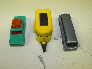 VINTAGE MATCHBOX SERIES NO. 56 FIAT ROYAL TIGER COACH NO. 40 PONY TRAILER NO. 43 - Picture 1 of 24