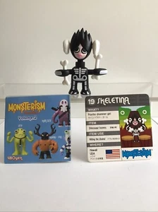RARE VINTAGE PETE FOWLER VOL 2 MONSTERISM 19 SKELETINA DESIGNER VINYL TOY FIGURE - Picture 1 of 13