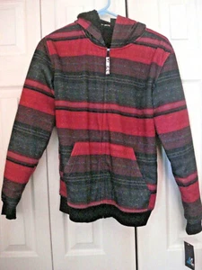Chaqueta con capucha para niños talla 10-12 Amplify Sherpa forrada nueva con etiquetas - Imagen 1 de 2