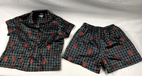 San Francisco Giants MLB Womens Pajamas Small Concepts Sport Top and Shorts Cover