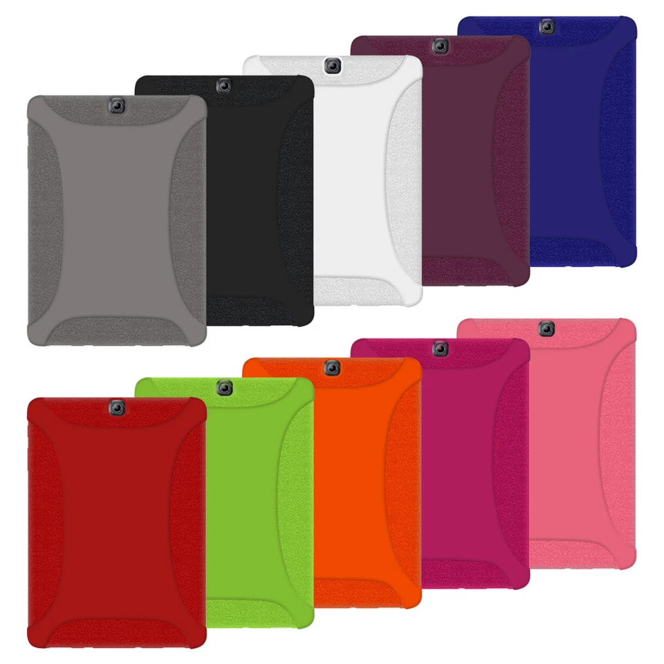 AMZER SILICONE SKIN FIT JELLY CASE COVER FOR SAMSUNG GALAXY TAB S2 9.7 SM-T7810 - Image 1 of 1