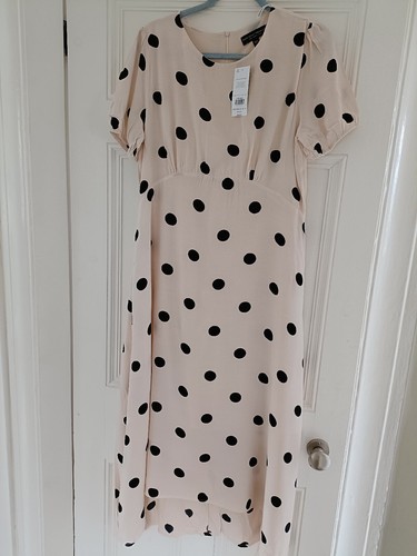 OFF WHITE Abito bianco spot Dorothy Perkins taglia 14