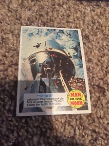 1969/70 TOPPS MAN ON THE MOON CARD #37 SPIDER