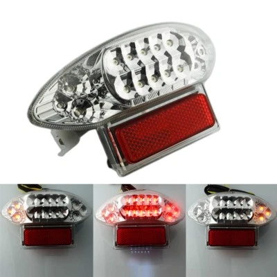 Luz trasera de señal de giro de freno transparente integrada para Suzuki 03~06 Katana 600/750 Foto 1 de 4