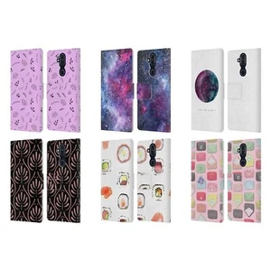 ANIS ILLUSTRATION ASSORTED DESIGNS LEATHER BOOK CASE FOR MICROSOFT NOKIA PHONES - Picture 1 of 12