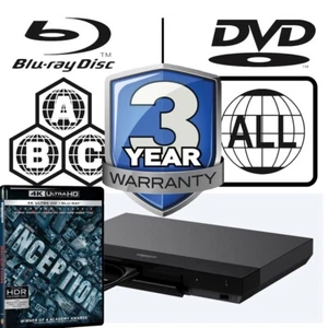 Sony Blu-ray Player UBP-X700 All Zone Code Free MultiRegion 4K Inception UHD - Picture 1 of 8