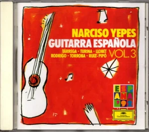 NARCISO YEPES - Guitarra Espanola vol. 3  (Deutsche Grammophon)  CD NUOVO - Picture 1 of 2