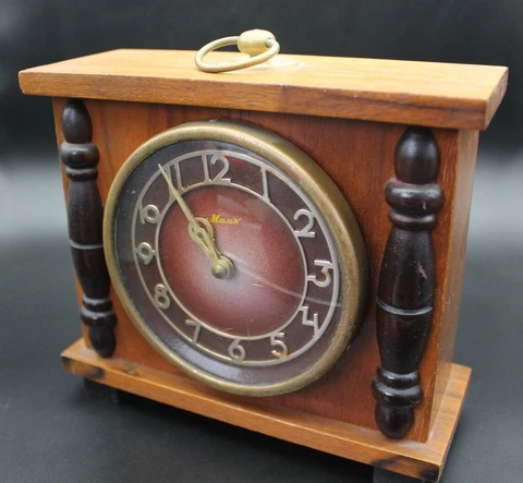 MAJAK USSR Soviet Russian Vintage Retro Working Service Mantel Clock Cover
