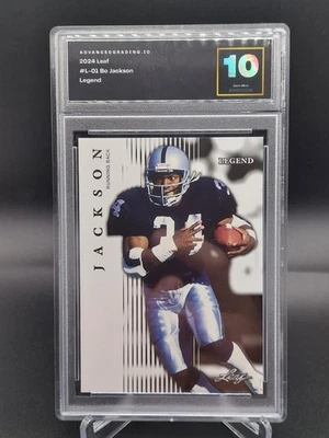 2024 Leaf Legend Bo Jackson - #L01 GEM Mint 10 Graded Card - Image 1 of 3