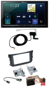 Pioneer 2DIN DAB USB MP3 Bluetooth Autoradio für Smart ForTwo 2010-14 Quadlock - Bild 1 von 10