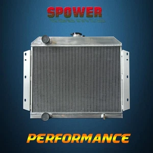 MT For International Scout 1966-1969 67 68 V8 4Rows 6671 Aluminum Radiator - Foto 1 di 6