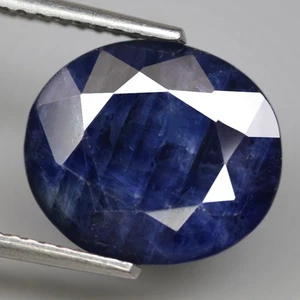 8.76Ct. Natural Gemstone Sapphire Blue Color Oval Facet Normal Heated Australia - Picture 1 of 7