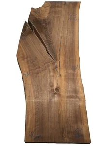 Madera De Nuez Para Epóxido 124x37-53cm X 38-48mm - Imagen 1 de 8