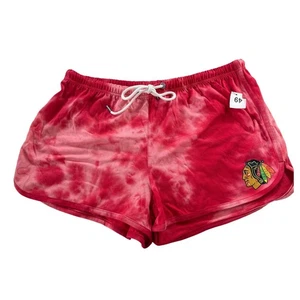 Wear Erin Andrews Chicago Blackhawks Batik Lounge Shorts Damen Large NEU - Bild 1 von 6